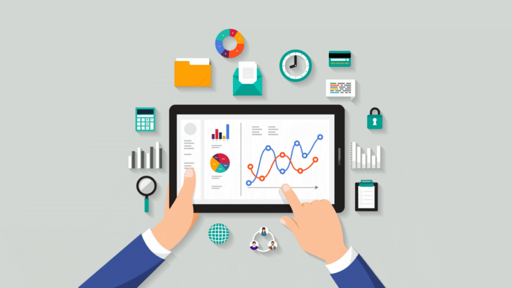 データを解析している人